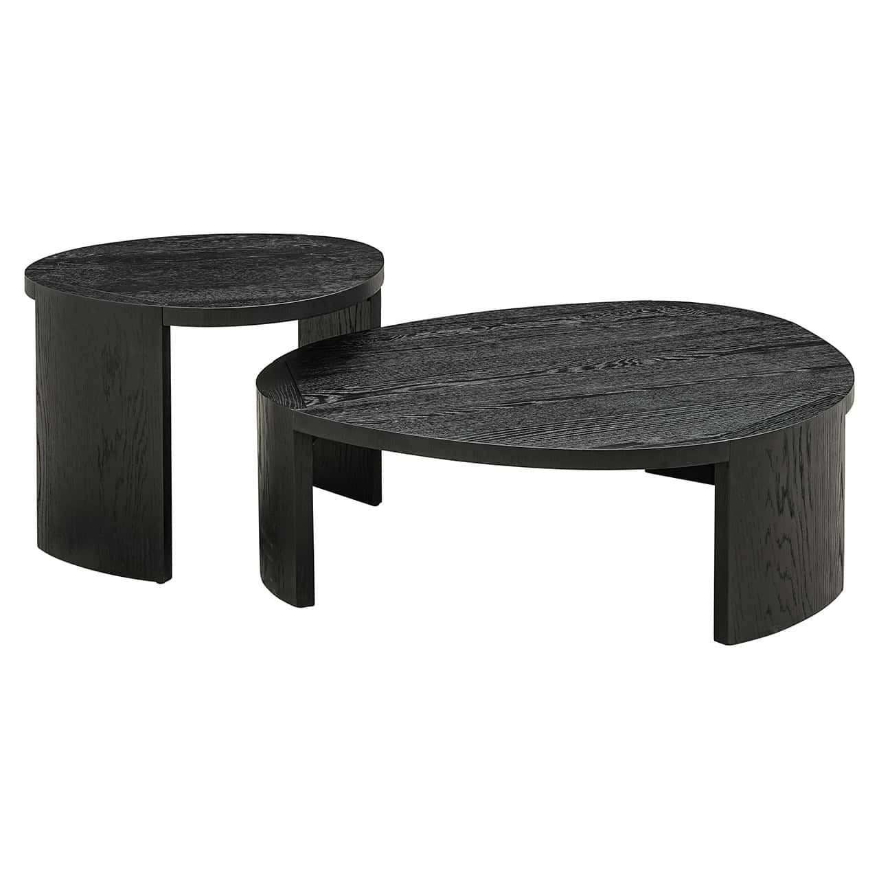 Mesa de centro Navarino juego de 2 (Café oscuro)