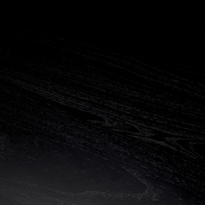 Mesa de biblioteca central con acabado negro