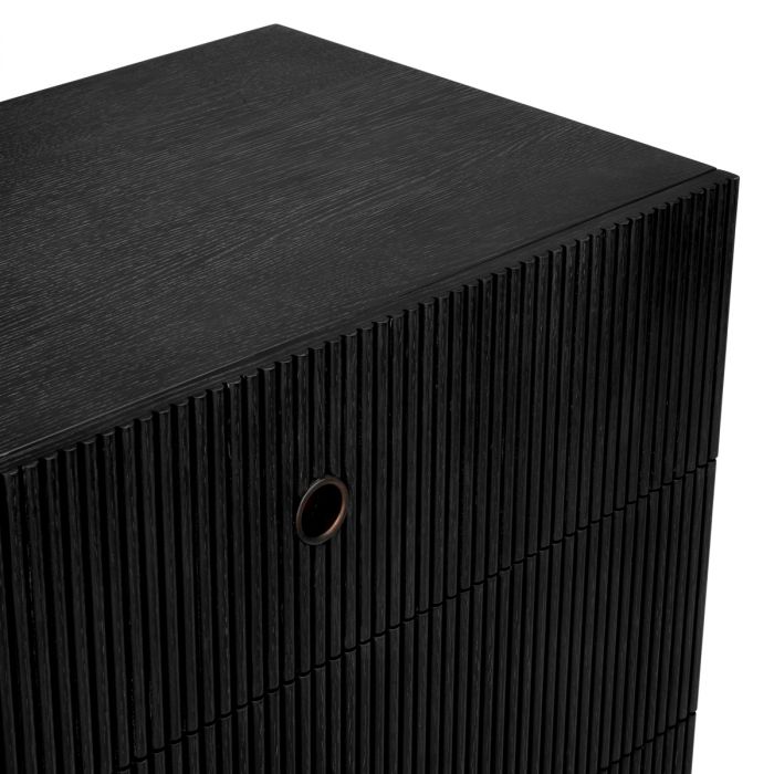 Drawer Chest Dimitrios charcoal grey oak veneer