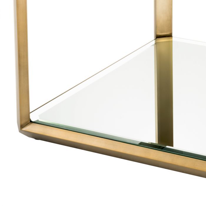 Side Table Callum brushed brass finish