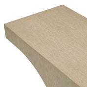 Console Table Thaddeus washed oak veneer brushed brass finish