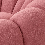 Swivel Chair Mello bouclé rose