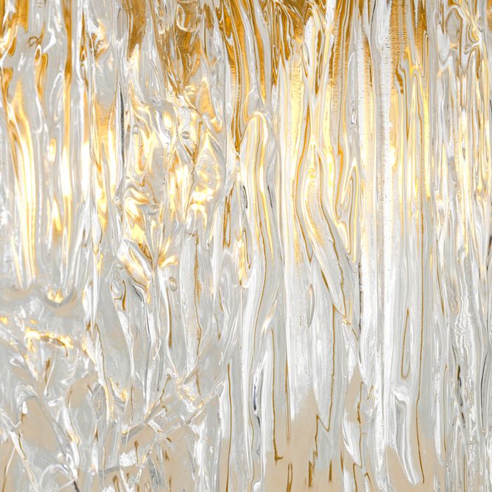 Lámpara de araña Almería acabado latón antiguo