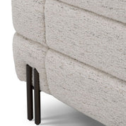 Chair York seashell off-white bronze finish