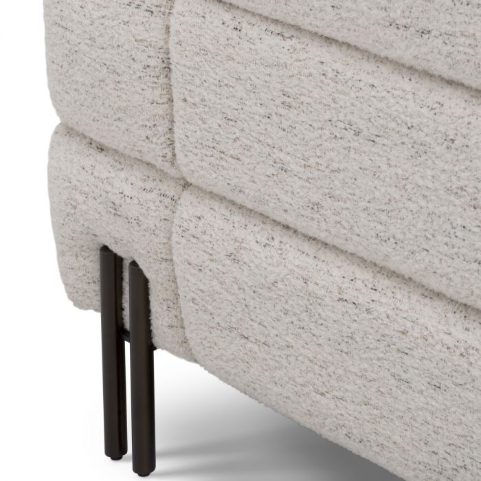 Chair York seashell off-white bronze finish