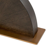 Mesa Consola Spring chapada en roble moca