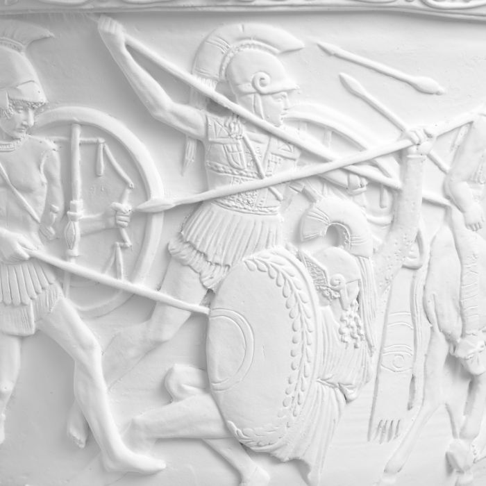 Jarrón Hydria acabado blanco