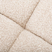 Sofá modular Dean bouclé crema - Izquierda