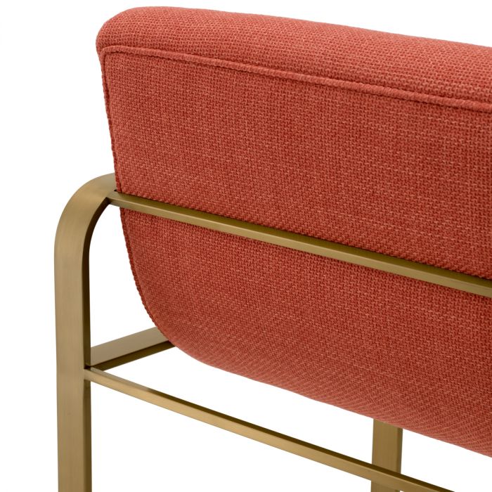Bar Stool Olsen scalea orange