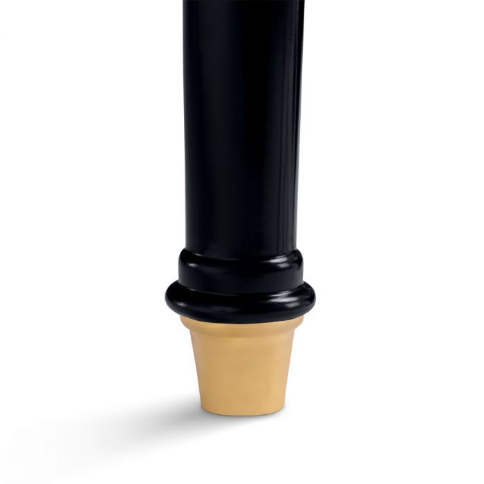 Desk Wimbledon waxed black finish