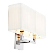 Wall Lamp Westbrook nickel finish incl shade