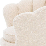 Chair Trapezium bouclé cream