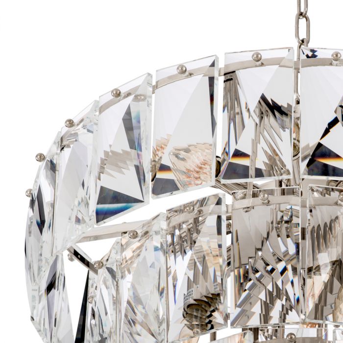 Chandelier Amazone S nickel finish