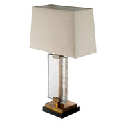 Table Lamp James vintage brass finish incl shade