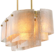 Chandelier Joy of Light light brushed brass finish