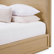 Canopy Bed Tribeca natural oak veneer