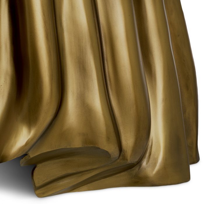 Side Table Chabot vintage brass finish