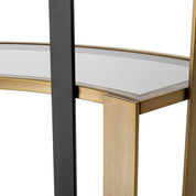 Mueble Clio Corner acabado latón cepillado