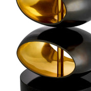 Table Lamp Canzo gunmetal finish incl shade