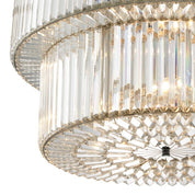 Chandelier Infinity Double nickel finish