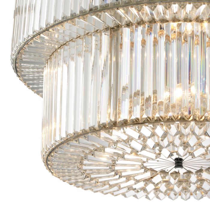 Chandelier Infinity Double nickel finish
