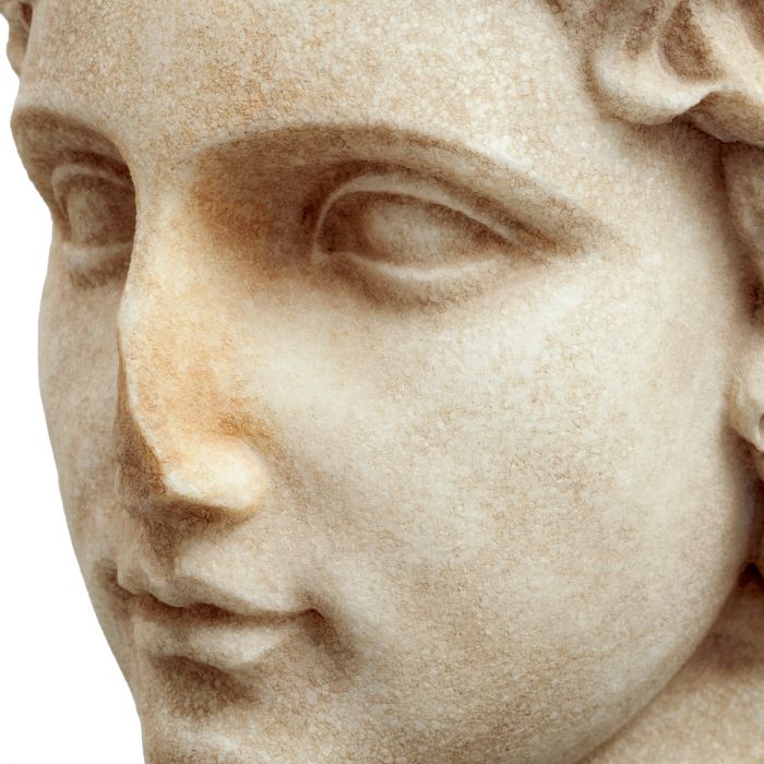 Bust of a youth marble