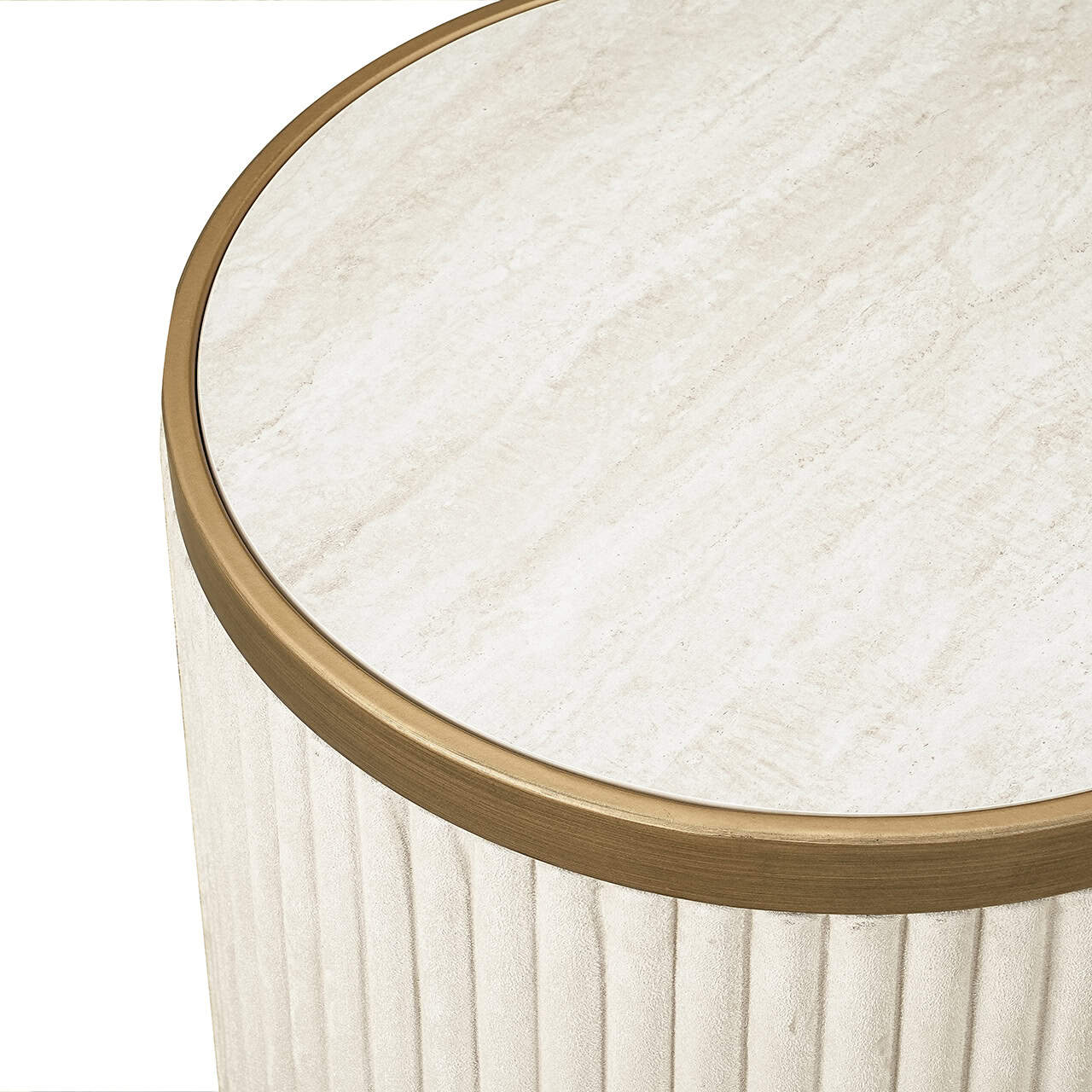 Juego de mesa auxiliar Tivoli de 2 (blanco)