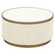Mesa de centro Tivoli, juego de 2 (blanco)