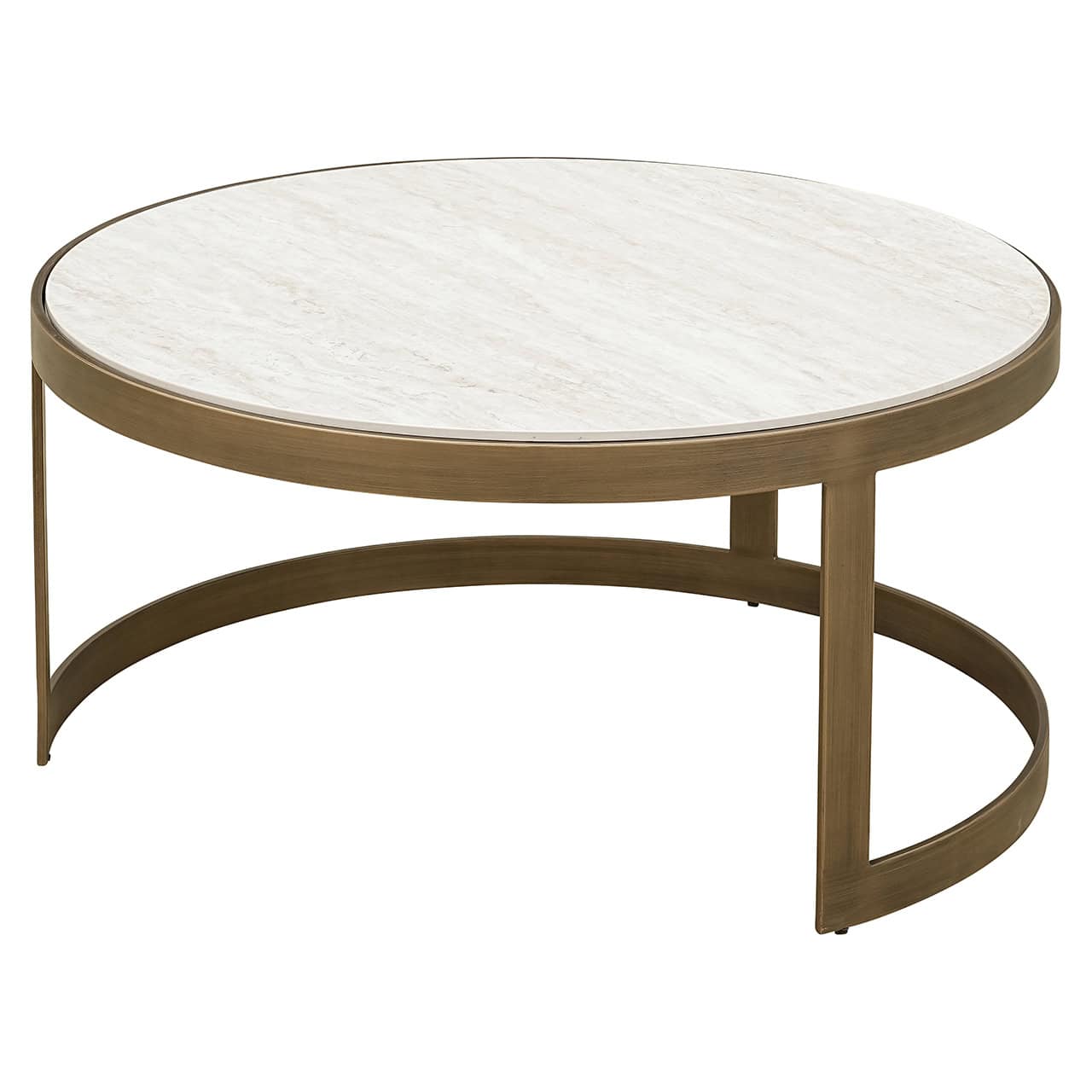 Mesa de centro Tivoli, juego de 2 (blanco)