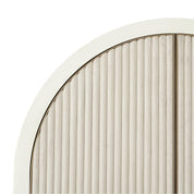 Cabinet Tivoli with arched top 2-doors (White)