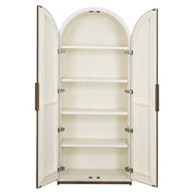 Cabinet Tivoli with arched top 2-doors (White)