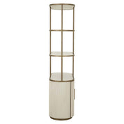 Display cabinet Tivoli 2-doors 3 open shelves (White)