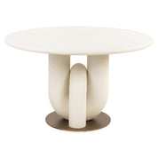 Dining table Winslow white 135Ø