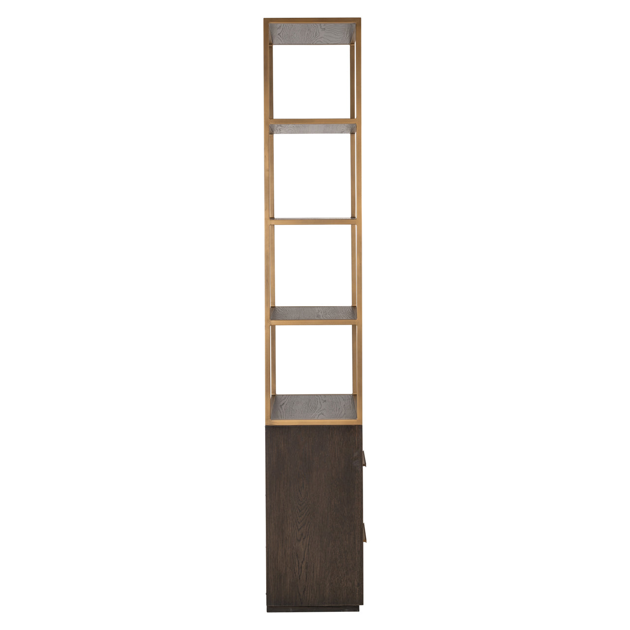 Display cabinet Carter brown small 2-drawers