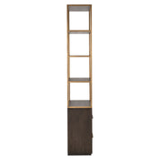Display cabinet Carter brown small 2-drawers