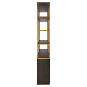 Display cabinet Carter brown large 4-doors