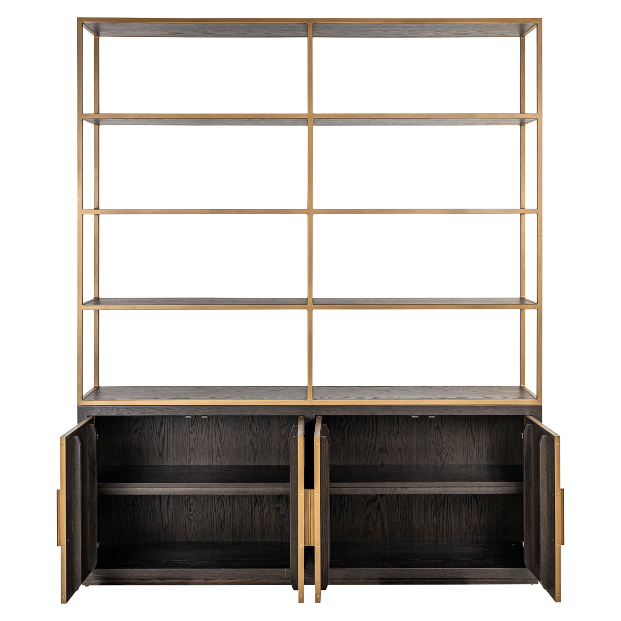 Display cabinet Carter brown large 4-doors