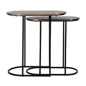 End table Chandon champagne gold (Set of 2)