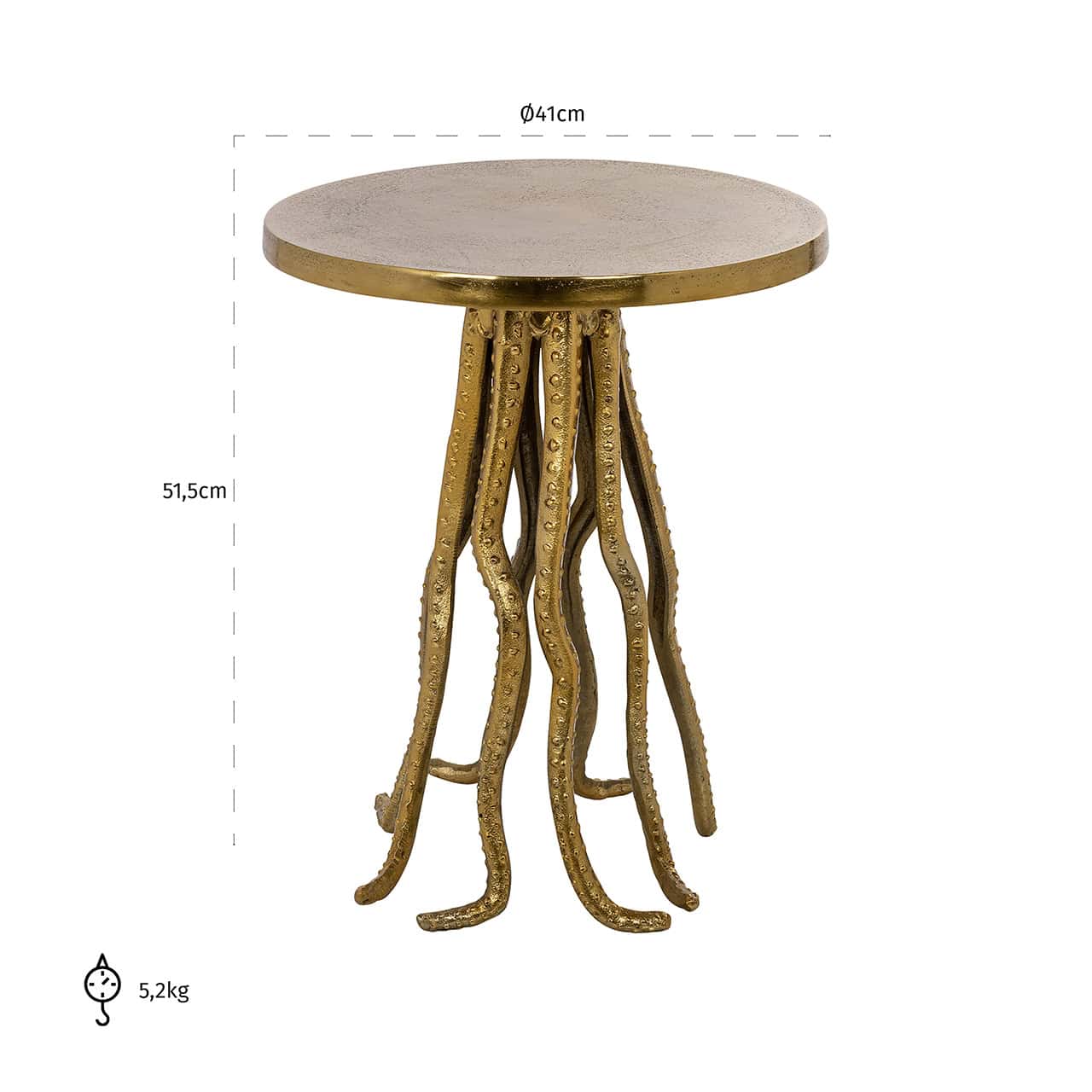 End table Macey (Gold)