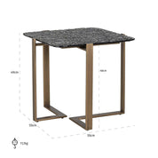 Mesa auxiliar Sterling (marrón)