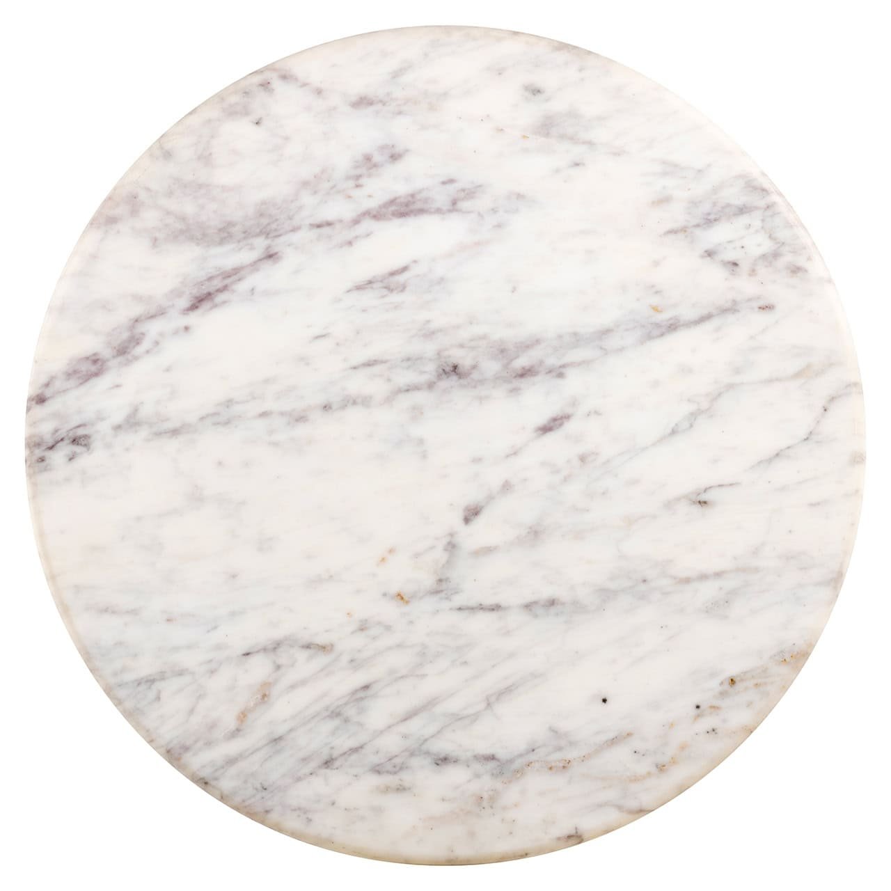 Mesa de bistró Carlten blanca 65Ø (Negro/blanco)