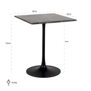 Mesa de bistró Carlten cuadrada (Marrón)