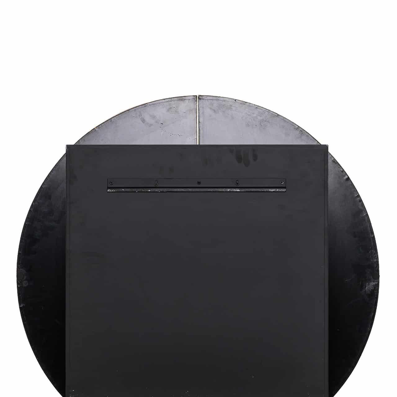 Wall cabinet Bowie 2-doors (Black/gold)