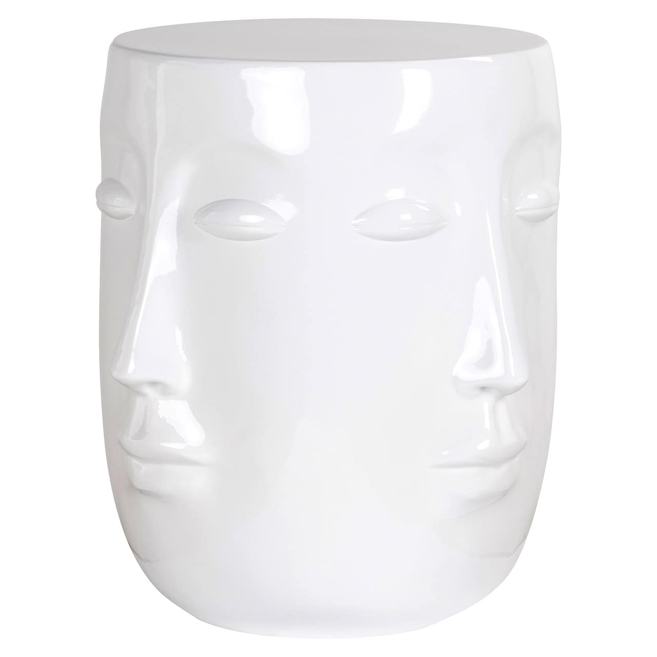 Mesa auxiliar Christy blanca