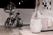 Mesa auxiliar Christy blanca