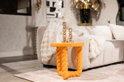 Mesa auxiliar Rosly naranja