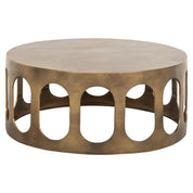 Mesa de centro Du Pont (oro cepillado)