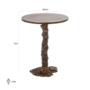 Mesa auxiliar Misty (bronce)
