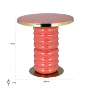 Mesa auxiliar Shirin (rosa)