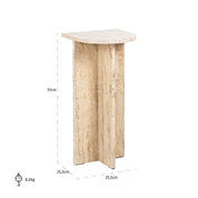 Mesa auxiliar Costello (Beige)